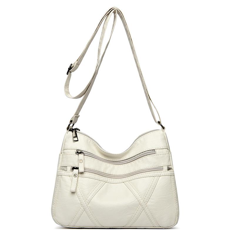 Summer Shoulder Messenger Bags For Women 2024 New Purses And Handbags Soft Leather Crossbody Bags Casual Small Tote Bag Bolsos