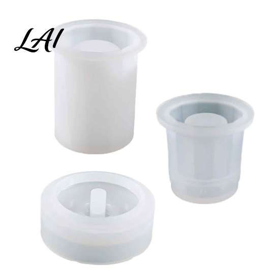 Dekorativ Flaskeform 2/3 stk DIY Parfume Silikoneform Spray Fremstillingsform Pumpebeholder Forme Harpiks Epoxy Støbning Gave til Håndværksentusiaster