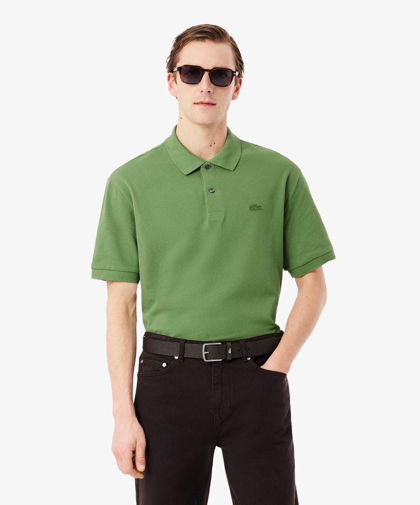 LACOSTE Men'S Croc Signature Loose Fit Short Sleeve Polo Shirt Ph7757-56G 02M