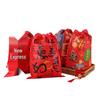 In-Stock New Year Gift Non-Woven Drawstring Bag: Luck, Wealth, & Prosperity Snack Storage