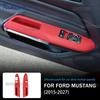 For Ford Mustang GT Dark Horse EcoBoost 2015-2021 2022 2023 2024 2025 2026 2027 LHD Car Door Button Panel Silicone Decor Cover