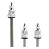 For Street Tour Motorcycles Windshield Spikes Mounting Bolt Screw Nuts Stud 3pcs