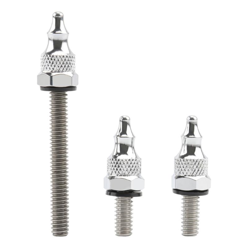 For Street Tour Motorcycles Windshield Spikes Mounting Bolt Screw Nuts Stud 3pcs