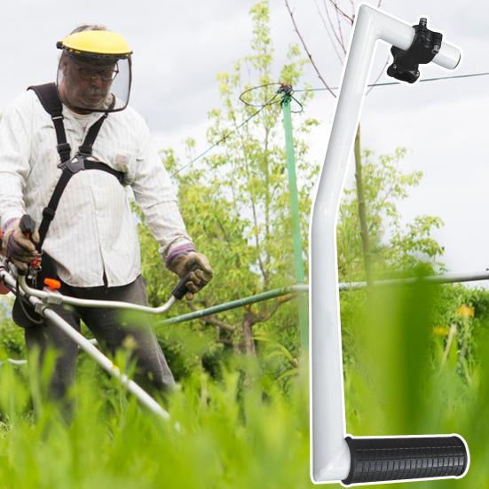 Lawn Mower Auxiliary Handle Weed Wacker Trimmer Grip Posture Improvement Ergonomic Grass Cutter Weed Eater Auxiliary Handle Extension Gardening