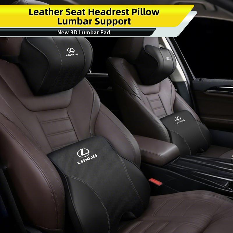 Car Seat Headrest Lumbar Support Pillow Waist Pad Backrest Interior For Lexus IS250 IS200 ES350 GS400 GS430 GX460 HS250h IS300