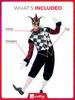 Gothic Venetian Harlequin Adult Size M