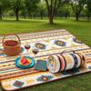 Carrying Handle Beach Blanket Large Size Camping Pad New Design Outdoor Picnic Mat  Hiking