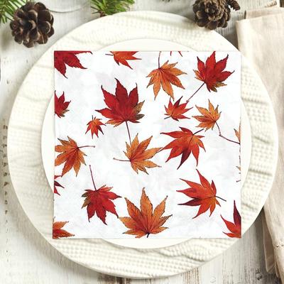 20 peças/pacote 33*33cm 2-Ply guardanapo descartável para festa padrão de ação de graças