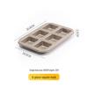 ZISIZ Mini Square Bread & Pound Cake Baking Molds