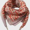 Women's Autumn/Winter Versatile Silk Scarf - Fashionable, Warm Magnetic Buckle Korean Square Design