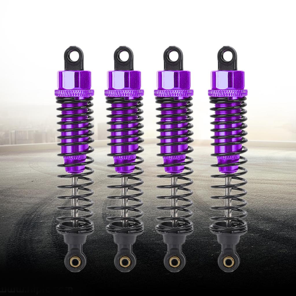 4Pcs RC OffRoad Vehicle Metal Shock Damper Part for HSP 106004 Remote Control Car Accessory