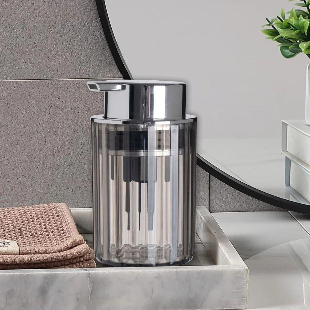 Push-type Facial Clean Foam Cup Refillable Liquid Soap Mousse Bottle Dish Soap Container  Bathroom