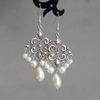 Elegant Ethnic Style Alloy Drop Earrings With Water Flow Design For Women Party Gift