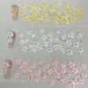White Pink Flower Nail Charms 3D Flower Nails Art Charms Manicure Supplies DIY Nail Decorations for Acrylic Nails