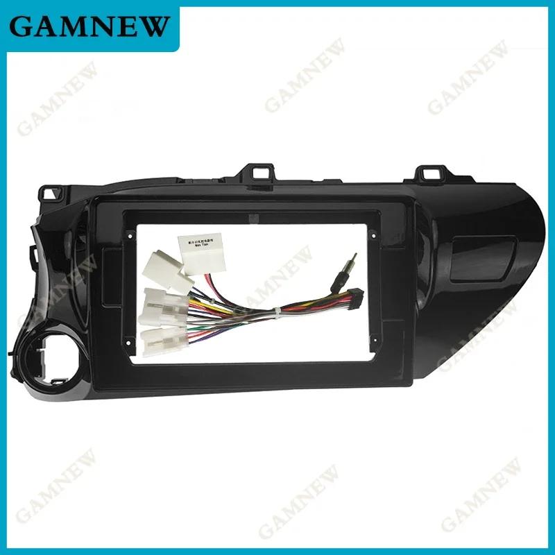10.1 inch Car Radio Fascia Panel for TOYOTA Hilux 2014-2019 stereo dash Frame