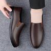 Hochwertige Herren Slipper Echtes Leder Outdoor Freizeitschuhe Allround Herren Bequeme Sneaker Klassische Herren Slipper