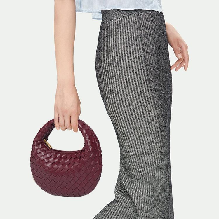 Nuova Borsa Mini Raviolo alla Moda per Donna, Borsa a Tracolla e Spalla con Catena di Lusso, Elegante Borsa a Mano Versatile