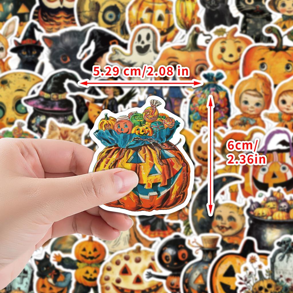 50PCS Nordic Style Halloween Graffiti Stickers - Waterproof Decor for Water Cup, Phone, Computer & Skateboard AnimeWorlds Store