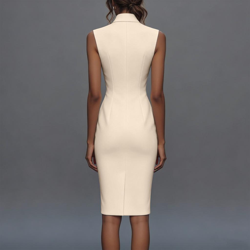 Modisches, lässiges Damenkleid in verschiedenen Farben