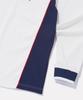 Reebok Side Color Block Waffle Collar T-Shirt - Off White