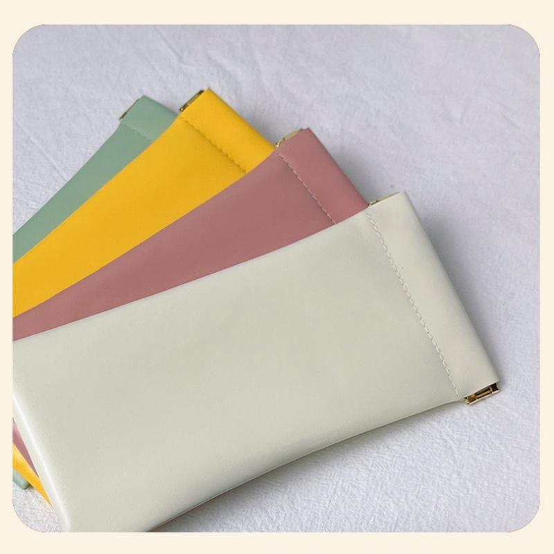 Automatic Closing Makeup Organizer Storage Bag Mini Lipstick Blush Portable Travel PU Leather Makeup Brush Tools Sunglasses Glasses Case Bag