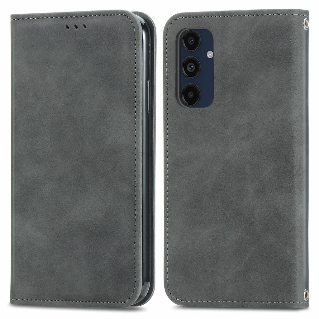 For Samsung Galaxy A16 5G/A16 4G Leather Case with Card Holder Magnetic Absorption Phone Cover