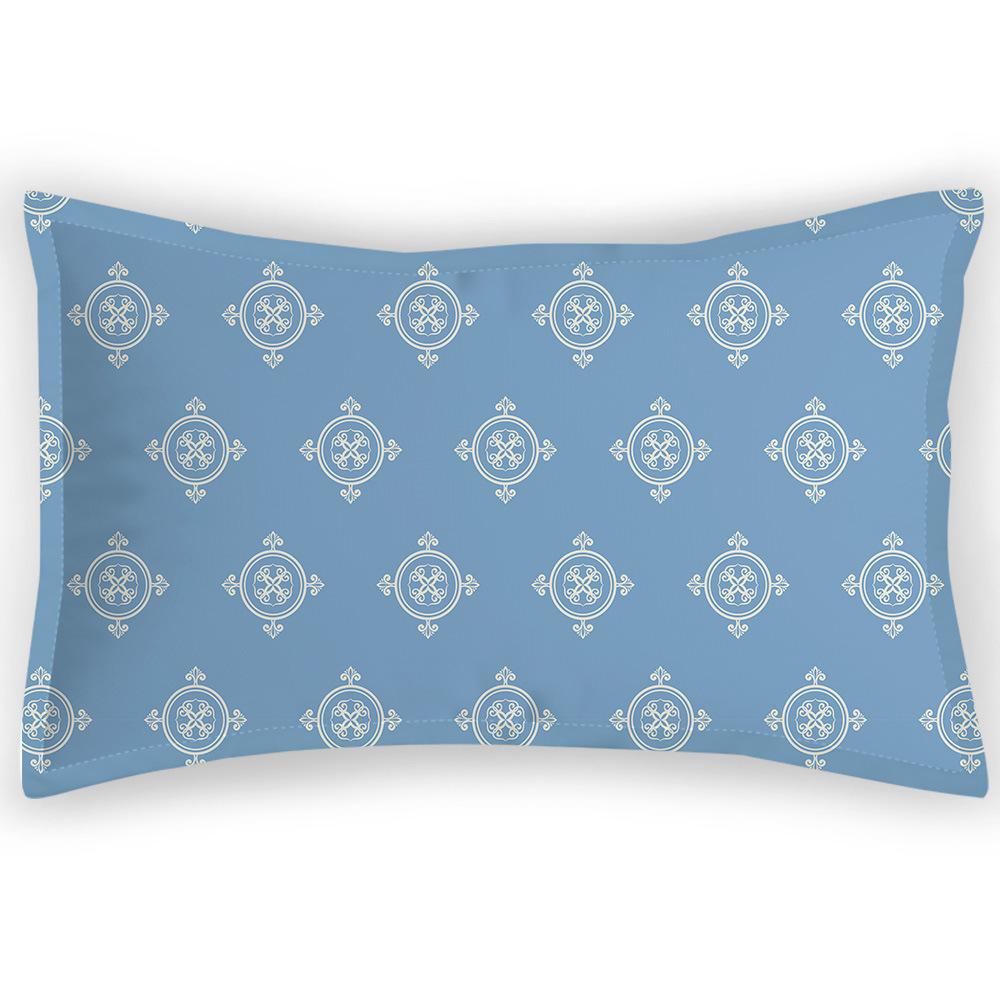 Solid Color Pillowcase Satin Simple European Digital Printing Pillowcase Home Student Polyester Pillowcase