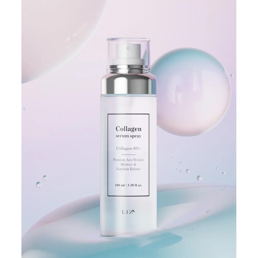 Lizk Sprayable Collagen Serum Firming Ampoule Water Glow Mist Spray 100ml Single Item