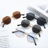 Retro Polygon Sunglasses for Women Fashion Polygon Metal Sun Glasses Luxury Design Driving Travel Sunglasses Gafas De Sol UV400