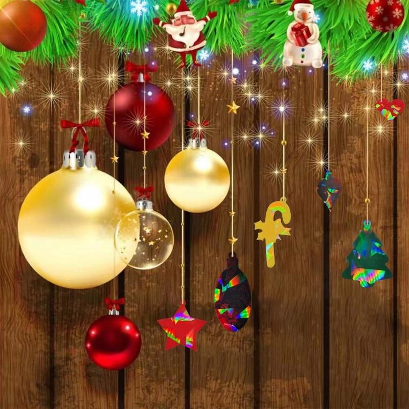 Jewelry Casting Mold Christmas Silicone Mold Holographic Resin Mold for DIY Wind Chime Keychains Ornament Pendant