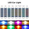 2Pcs Car W5W LED Canbus Bulbs 44mm Super Bright LED Lights 24SMD Reading Lamp Auto Interior Dome Light 240LM 12V Signal Lamp