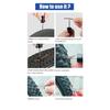 Tubeless Tire Repair Kit for Road MTB Bikes - Rubber Plugs Bacon Strips Insertion Tool for Puncture Fixes Mass Air Flow 3