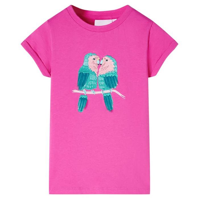 T-shirt pour enfants rose foncé 92/104/116/128/140