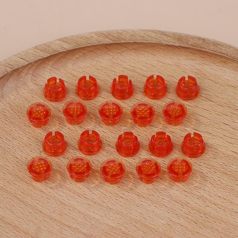20Pcs Lc6-7 Led Light Guide Cap 8Mm Lampshade Light-Emitting Diode Protective Cover Light Guide Column