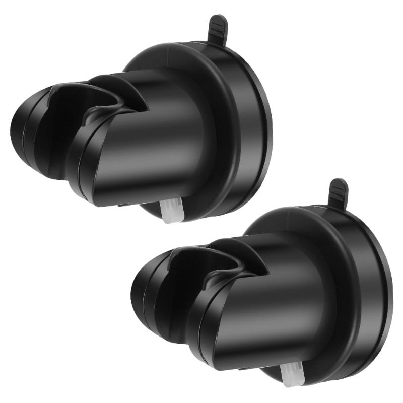 Suction Cup Shower Head Holders Strong Adhesive Wall Mount Adjustable Angle Shower Brackets Quick Fixing for Bathroom