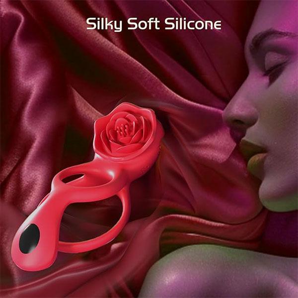 9 Vibrations Male Couple Sex Toy Vibrating Cock Ring Clitoral Stimulator Testicle Massager Penis Ring Vibrator Couples Sex Toys for Men Women