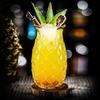Vaso de Cóctel Forma de Piña, Vaso Estampado de 480 ml para Zumo Bebidas Calientes, Cristalería Creativa de Bar para Whisky, Decoración Vintage para Bar Casero