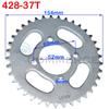 420/428 Chains 31T/37T/41T/48T 52mm Sprockets Rear Back Sprocket Cog Fit For Motorcycle ATV Quad Dirt Pit Bike Moped Accessories