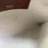 BURBERRY bag TB whole pattern fastener zip Clutch bag PVC/Leather Brown
