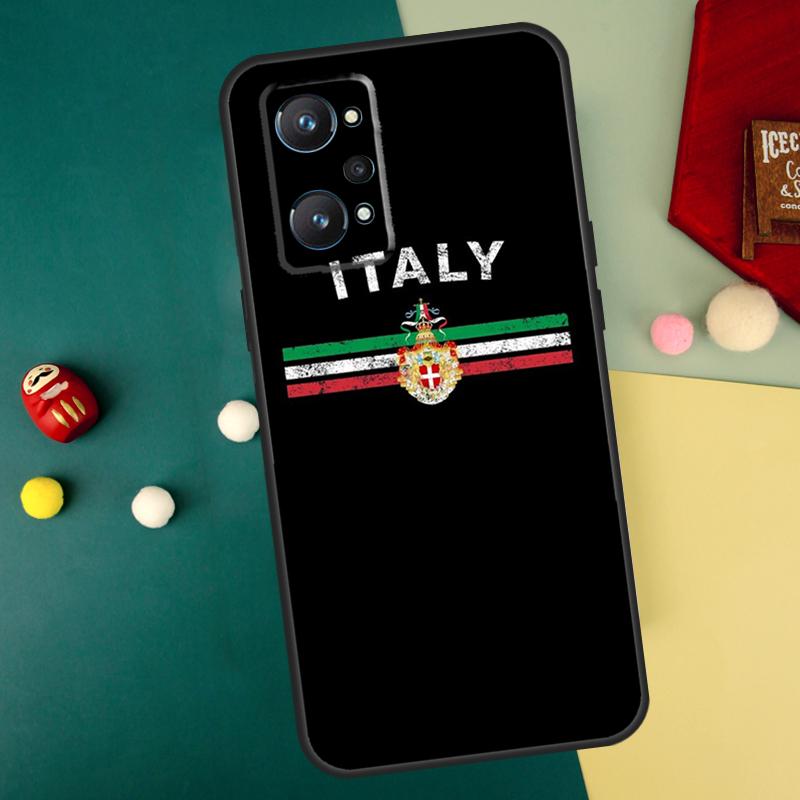 Italy Flag For Realme 15 Pro GT7 C55 C71 C53 C67 C75 C61 C33 C63 C51 C65 10 11 12 13 14 Pro Plus Case