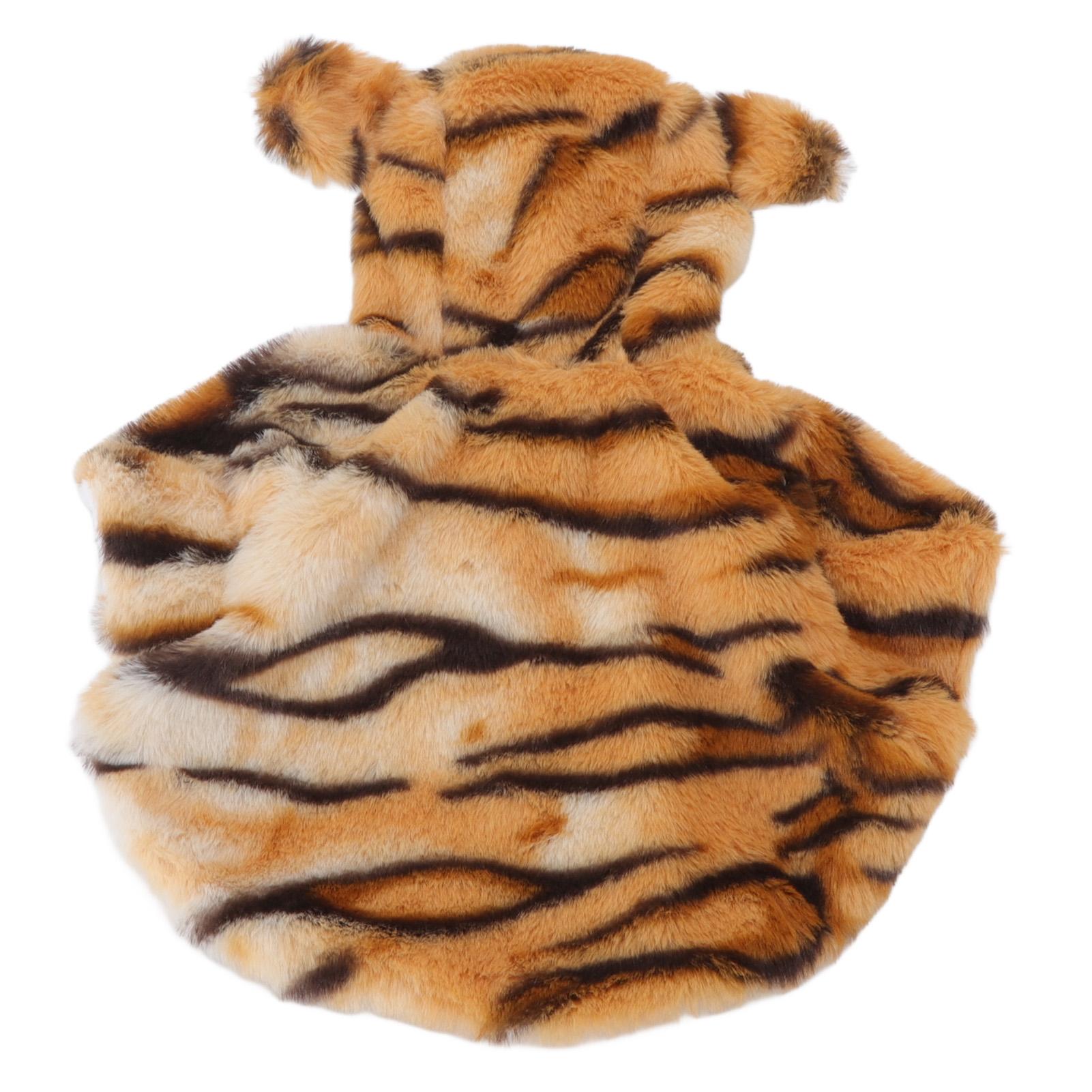 

Dog Tiger Halloween Costume Classic Cute Warm Striking Colors Beautiful Pet Cosplay Tiger Clothes for Autumn and Winter L