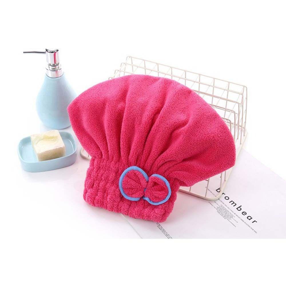 Quick Drying Hair Drying Wrap Towel Hydrophilic Wrap Head Towel Cap Cute Shower Cap  Women