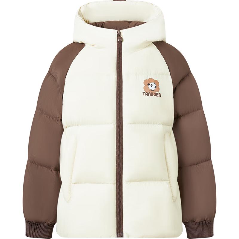 Tamboer Kids Unisex Lightweight Down Jacket 140/68 кремовый