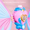 Yousheng Bubble Blower Detachable Electric Safe Leak-proof Smooth Surface Entertainment Novelty Butterfly Shape Bubble Stick Girl Toy