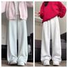 High Waist Casual Dragging Pants Y2K Drawstring Pants Women Soft Wide Leg Loose Pants  Lady