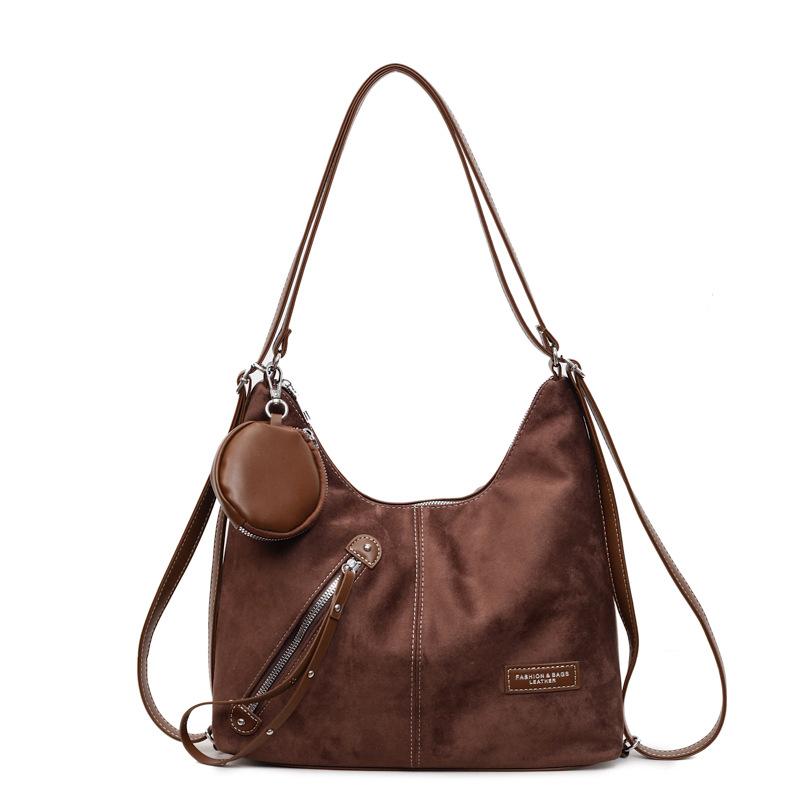 

Multifunctional casual tote bag autumn and winter new retro trend women s bag high-end fashion commuter shoulder messenger bag