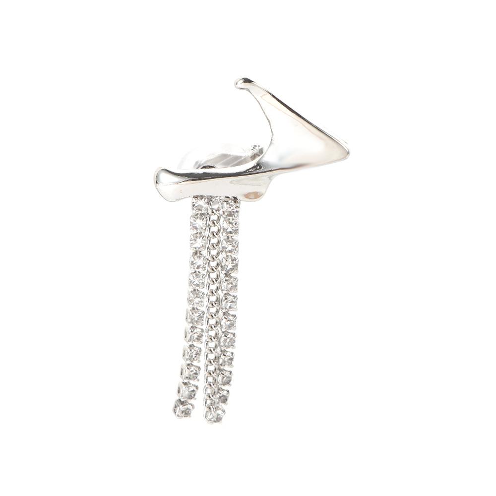 Party Women Zinc Zinc Alloy Elf Clip Earrings Tassel Chain Earrings Female Ear Cuff Without Piercing Earring