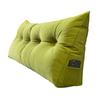 Headboard Triangular Pillow Headboard Wedge Cushion with Removable Cover Daybed Bolster Pillow with Side Pocket for Bed Reading Working