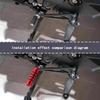 Motorcycle CNC Extended Aluminum Alloy Gear Lever with Brake/Shift Pedal for Honda X350, X350, X350 2023, 2024, 2025 (Black)