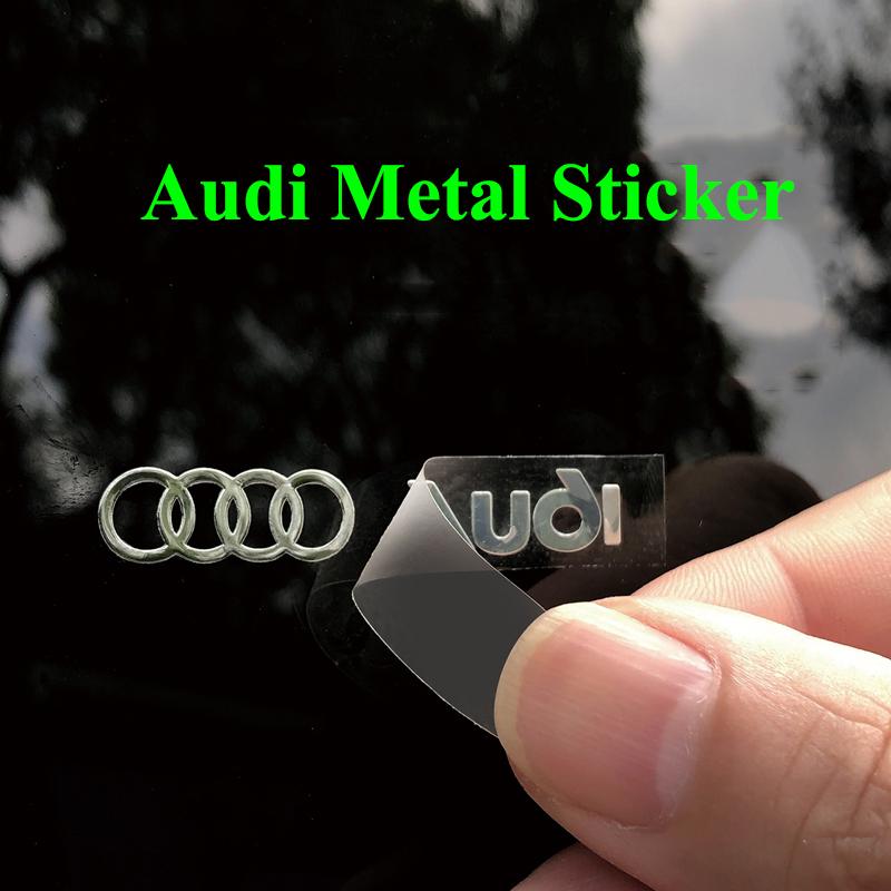 New Metal Emblem Auto Decor Decals Car Window Wiper Stickers For T S Line A1 A2 A3 A4 A5 A6 A7 A8 S3 S4 S5 S6 S7 Q2 Q3 Q4 Q5 Q7